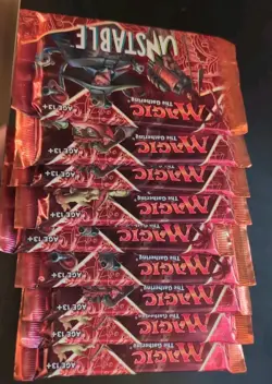 9x MTG Magic Unstable Booster Pack Lot 630509520466 - Image 1