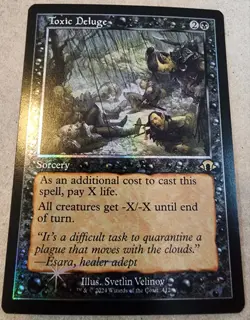 Toxic Deluge - #412 Foil (Retro Frame) Modern Horizons 3 - Mtg - Image 1