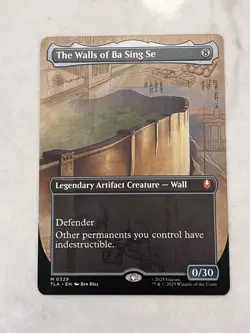 MTG - The Walls of Ba Sing Se - Borderless Mythic #329 - Avatar: TLA NM - Image 1