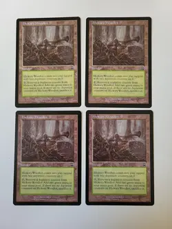 Hickory Woodlot X4 MTG Mercadian Masques Magic The Gathering Great Condition - Image 1