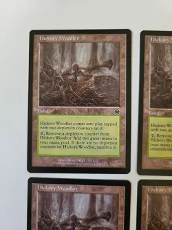 Hickory Woodlot X4 MTG Mercadian Masques Magic The Gathering Great Condition - Image 2