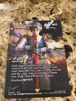 DAWN WARRIORS' LEGACY Magic MTG Final Fantasy Borderless - Image 1