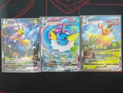 Pokemon 2024 TCG S-Chinese Jolteon Flareon Vaporeon Vmax CSHC-003/006/009 unpack - Image 1