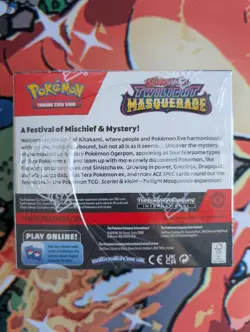 Pokemon TCG Twilight Masquerade Booster Box SV06 SEALED - Image 3