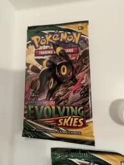 Evolving Skies Pokemon TCG Booster Packs (4 Packs) FACTORY SEALED Art Set - Image 3
