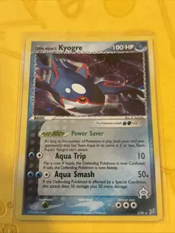 Team Aqua's Kyogre 3/95 Team Magma vs Team Aqua Holo POKEMON TCG 🔥 - Image 1