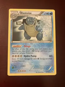 Blastoise 31/149 Boundaries Crossed Regular Rare Pokemon TCG Card - Image 1