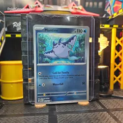 Mantine Mega Evolution Reverse Holo Pokemon TCG 032/132 ME01 Common - Image 3