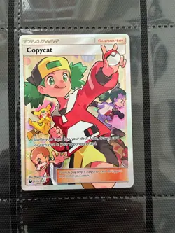 Pokemon TCG Copycat Full Art 163/168 Holo Sun & Moon Celestial Storm - Image 1