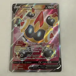 Pokemon - Falinks V (Full Art) - 185/192 - Rebel Clash - Holo - Ultra Rare NM - Image 1