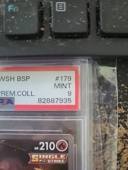 2021 Pokemon - SWSH BSP Full Art Flareon V/ Flareon Vmax Prem. Collection PSA 9 - Image 2