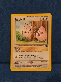 Pokemon TCG Igglybuff WotC Black Star Promo #36 Near Mint (2001) - Image 1