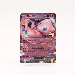 Mew ex - 151/165 151 Prize Pack Series Double Rare Pokemon - NM - Image 1
