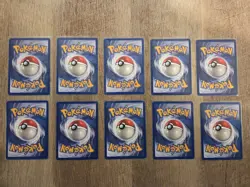 10 x Pokemon Kabuto 1st Edition Fossil 50/62 LP-NM - Image 2