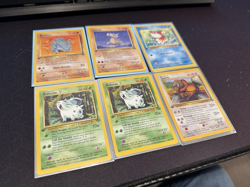 Pokemon Jungle 1st Edition Lot 6 Cards (LP+) Tauros Rhydon Cubone Nidoran + More - Image 1