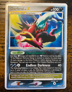Pokemon TCG Darkrai LV.X DP19 Ultra Rare Diamond & Pearl Promo Card NM NICE!! - Image 1