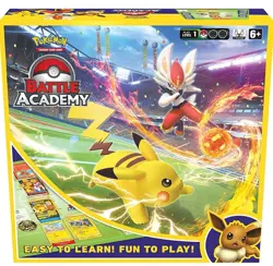 Pokemon TCG: Pokemon Battle Academy Learn To play Pikachu V, Cinderace V, Eevee - Image 1