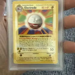 Pokemon PSA 9 MINT 1999 Base Set Shadowless Electrode Card 21/102 - Image 3