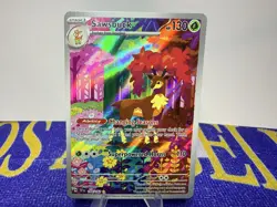 Sawsbuck 166/162 IR Temporal Forces Illustration Rare Card Pokemon TCG NM - Image 1