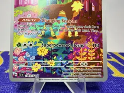 Sawsbuck 166/162 IR Temporal Forces Illustration Rare Card Pokemon TCG NM - Image 2