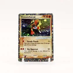 Hitmonchan ex - 98/109 Ruby & Sapphire Ultra Rare Holo SWIRL Pokemon - LP - Image 1