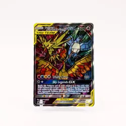 Moltres Zapdos Articuno GX - SM210 Hidden Fates ETB Promo Pokemon - NM/MINT - Image 1