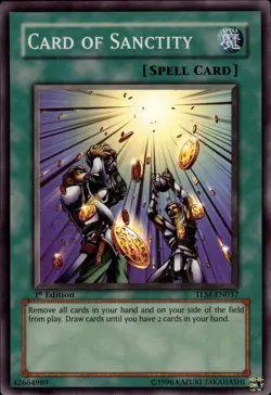 Card Of Sanctity - Super Rare 1st Edition TLM-EN037 - LP - YuGiOh - Image 1
