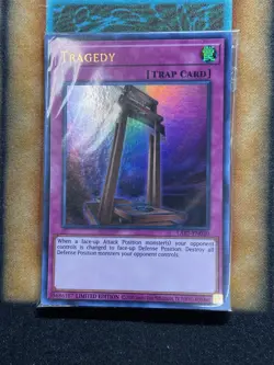 Yugioh Tragedy LART-EN030 Ultra Rare Lost Art Promo SEALED - Image 1