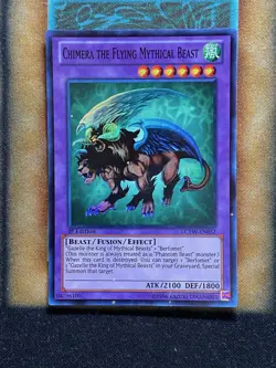 Yugioh Chimera The Flying Mythcial Beast LCYW-EN052 Super Rare 1st Ed LP - Image 1