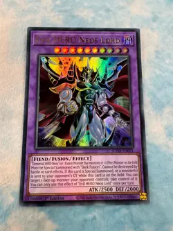YUGIOH EVIL HERO NEOS LORD ULTRA RARE NM SUDA-EN031 - Image 1