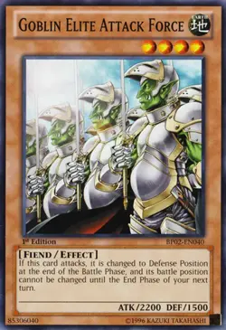 Goblin Elite Attack Force - BP02-EN040 - Common - Unlimited Edition - Lightly Pl - Image 1