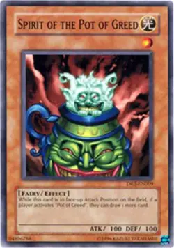 Spirit of the Pot of Greed - DR2-EN009 - Common - Unlimited Edition - Moderately - Image 1