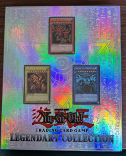 Yu-gi-oh Legendary Collection Binder Egyptian Gods plus 48 sheets of cards - Image 1