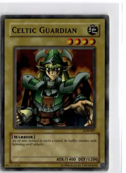 Celtic Guardian Unlimited Super Rare LOB-007 HP - Image 1