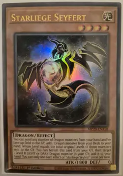 YuGiOh Starliege Seyfert Ultra Rare 1st Edition MP20-EN158 - Image 1