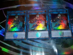 3x Mekk-Knight Crusadia Avramax 1st Edition Ultra Rare BLMM-EN095 Yu-Gi-Oh - Image 1