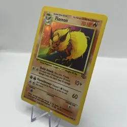 Flareon 3/64 | Base Set Jungle | Holo Pokemon Card MP - Image 3