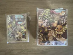 POKEMON JAPAN EEVEE HEROES GYM BOX - CARD SLEEVES - Image 1
