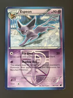 Espeon 48/116 | Team Plasma | Plasma Freeze Non Holo Pokemon TCG Card | LP - Image 1