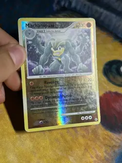 Machamp 31/130 Reverse Holo Rare Diamond & Pearl Base Set Pokemon TCG Card - Image 3