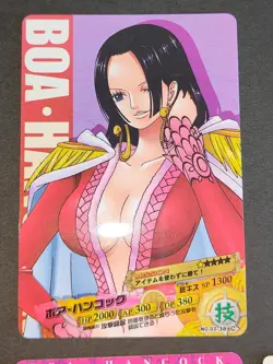 Boa Hancock 02-37 ONE PIECE Data AR Carddass Card Japanese F02-22 UC Foil eb101 - Image 5
