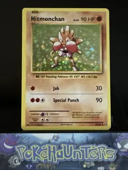Pokemon Card Hitmonchan 62/108 Evolutions Holo Rare NM - Image 1