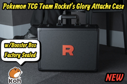 Team Rocket’s Glory Attache Case Japanese Pokemon Card Factory Sealed w/30 Packs - Image 1