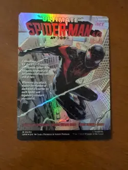Miles Morales Ultimate Spider-Man Foil Showcase Marvel's Spider-Man NM MTG - Image 2