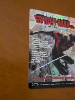 Miles Morales Ultimate Spider-Man Foil Showcase Marvel's Spider-Man NM MTG - Image 3