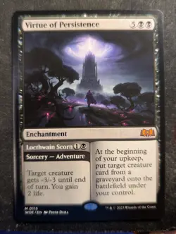 Virtue of Persistence / Locthwain Scorn - Wilds of Eldraine (MTG) - Image 1
