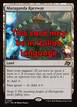 MTG MURAGANDA RACEWAY EXC - PISTA DI MURAGANDA 257 - DFT - MAGIC - Image 1
