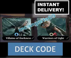 MAGIC MTG MTGA ARENA CODE CARD STARTER KIT 2025 FINAL FANTASY ARENA DECK 2 DECKS - Image 1