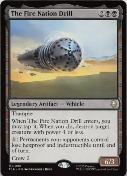 The Fire Nation Drill R Avatar: The Last Airbender 98 NM MTG - Image 1