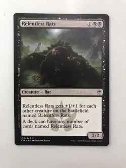 Relentless Rats MTG Magic the Gathering Card NM Near Mint Masters 25 A25 - Image 1